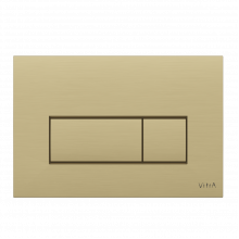 Клавиша смыва Vitra Root Square 740-2325 золото брашированное