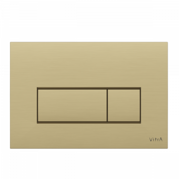 Клавиша смыва Vitra Root Square 740-2325 золото брашированное