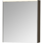 Зеркальный шкаф Vitra Core 66909 60 L с подвесткой брашированный хром