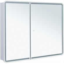 Зеркальный шкаф Aquanet Оптима 341427 100x80 с LED подсветкой