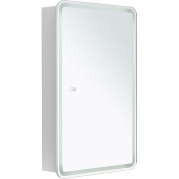 Зеркальный шкаф Aquanet Оптима 353775 50x80 с LED подсветкой