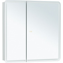 Зеркальный шкаф Aquanet Оптима 353807 80х80 с LED подсветкой