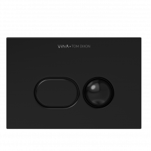 Клавиша смыва Vitra Liquid 740-2101 черный глянцевый