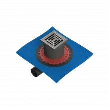 Душевой трап Vitra Style 59980103000 10x10 матовый хром