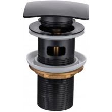 Донный клапан Allen Brau Infinity 5.21026-31 с переливом черный матовый