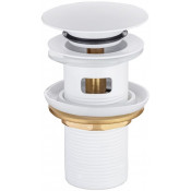 Донный клапан Allen Brau Priority 5.31023-21 с переливом белый матовый