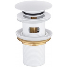 Донный клапан Allen Brau Priority 5.31023-21 с переливом белый матовый