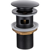 Донный клапан Allen Brau Priority 5.31023-31 с переливом черный матовый