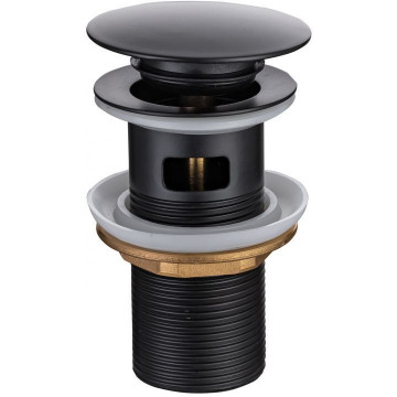 Донный клапан Allen Brau Priority 5.31023-31 с переливом черный матовый
