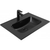 Раковина Aquanet Flat 329253 60 черный матовый