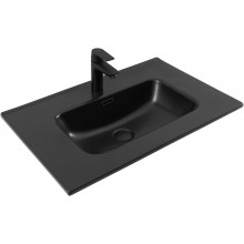 Раковина Aquanet Flat 329254 70 черный матовый