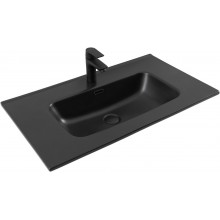 Раковина Aquanet Flat 329255 80 черный матовый