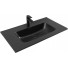 Раковина Aquanet Flat 329255 80 черный матовый