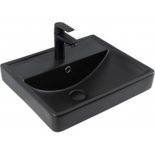 Раковина Aquanet Ирис 329246 51 черный матовый