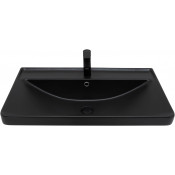 Раковина Aquanet Ирис 329249 81 черный матовый