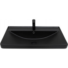 Раковина Aquanet Ирис 329249 81 черный матовый