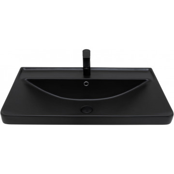 Раковина Aquanet Ирис 329249 81 черный матовый