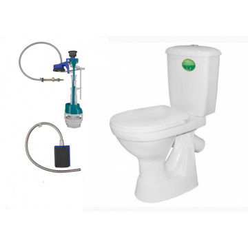 Унитаз для инвалидов и пожилых людей Оскольская Керамика Персона с педальной системой смыва