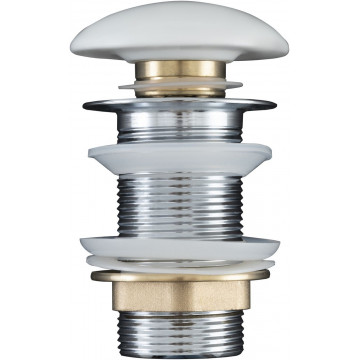 Донный клапан Aquanet 330951 белый матовый