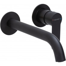 Смеситель для раковины Aquanet Passion AF300-12B черный матовый