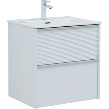 Тумба с раковиной Aquanet Вита 330473/254363 60 белый матовый