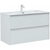 Тумба под раковину Aquanet Вита 330474 100 белый матовый