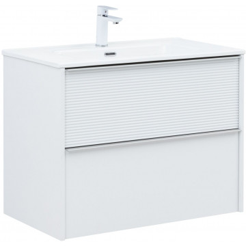 Тумба с раковиной Aquanet Вита 330475/254364 80 белый матовый