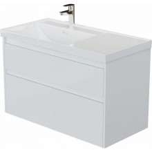 Тумба под раковину Aquanet Nova Lite 2.0 346313 100 L белый глянец