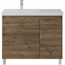 Тумба под раковину Aquanet Nova Lite 2.0 346348 100 L дуб рустикальный