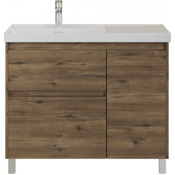 Тумба под раковину Aquanet Nova Lite 2.0 346348 100 L дуб рустикальный