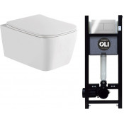 Унитаз с инсталляцией Aquanet TREND W/886668SLOO 316714 белый