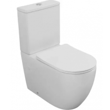 Унитаз-компакт Aquanet Cetus 3.0 Tornado 348004/348003 с сиденьем белый