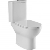 Унитаз-компакт Aquanet Ray-C 326011/326012 с сиденьем белый