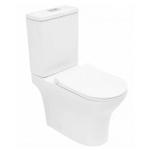 Унитаз-компакт Aquanet Roll 3.0 Tornado 348009/348008 с сиденьем белый