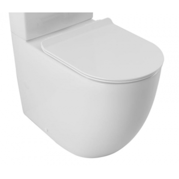 Чаша унитаза Aquanet Zvezda ZV-2-C1 336320 с сиденьем белый