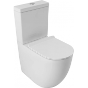 Унитаз-компакт Aquanet Zvezda ZV-2-C1 336320/336321 с сиденьем белый