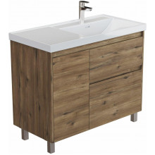 Тумба с раковиной Aquanet Nova Lite 2.0 346345/347436 90 R дуб рустикальный