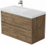 Тумба с раковиной Aquanet Nova Lite 2.0 346318/347438 90 L дуб рустикальный