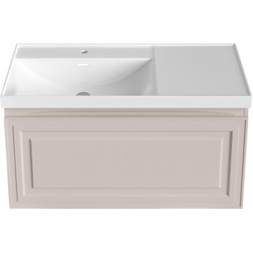 Тумба с раковиной Aquanet Агата 345489/347435 100 L бежевый