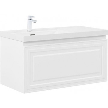 Тумба под раковину Aquanet Агата 345483 100 белый сатин