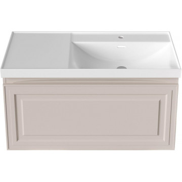 Тумба с раковиной Aquanet Агата 345489/347437 100 R бежевый