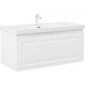 Тумба под раковину Aquanet Агата 345484 110 белый сатин