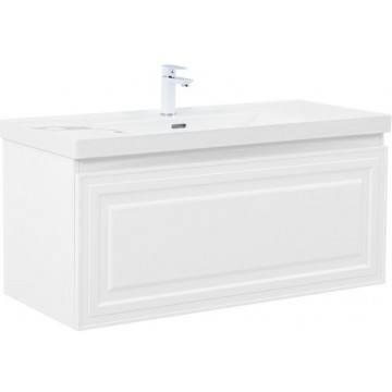 Тумба под раковину Aquanet Агата 345484 110 белый сатин