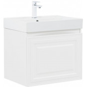 Тумба с раковиной Aquanet Агата 345480/242905 60 белый сатин