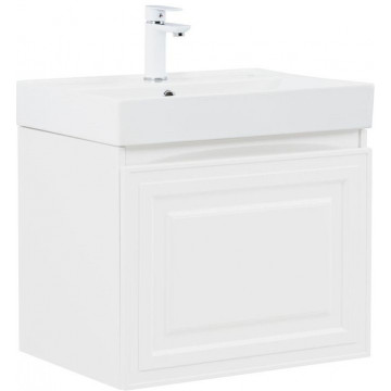 Тумба под раковину Aquanet Агата 345480 60 белый сатин