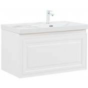 Тумба с раковиной Aquanet Агата 345482/347436 90 R белый сатин