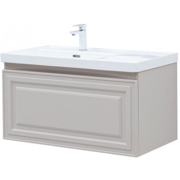 Тумба с раковиной Aquanet Агата 345488/347438 90 L бежевый