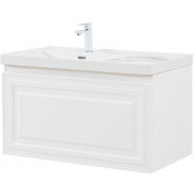 Тумба с раковиной Aquanet Агата 345482/347438 90 L белый сатин