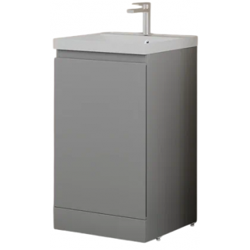 Тумба с раковиной Style Line Батлер СС-00002489/СС-00002484 серый матовый