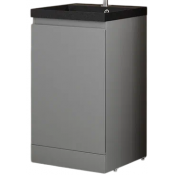 Тумба с раковиной Style Line Батлер СС-00002489/СС-00002485 серый матовый